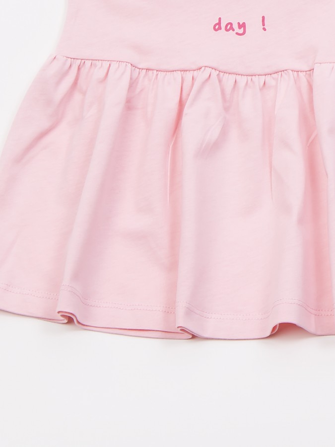 TRAX Παιδικό Φόρεμα για Κορίτσια 1-6 ετών #45240 Ροζ